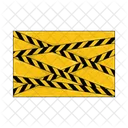 Police Line Barrier Crime Icon