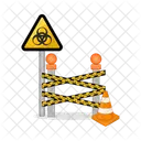 Danger Line Barrier Crime Icon
