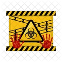 Danger Line Barrier Crime Icon
