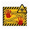 Danger Line Barrier Crime Icon