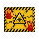 Danger Line Barrier Crime Icon