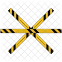 Police Line Barrier Crime Icon