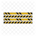 Danger Line Police Line Barrier Icon