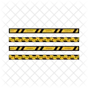 Danger Line Police Line Barrier Icon