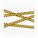 Danger Line Police Line Barrier Icon