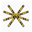 Danger Line Police Line Barrier Icon