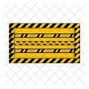 Danger Line Police Line Barrier Icon