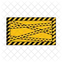 Danger Line Police Line Barrier Icon