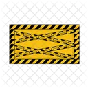 Danger Line Police Line Barrier Icon