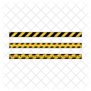Danger Line Police Line Barrier Icon