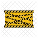 Danger Line Police Line Barrier Icon