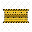 Danger Line Police Line Barrier Icon