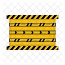 Danger Line Police Line Barrier Icon