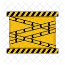 Danger Line Police Line Barrier Icon