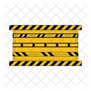 Danger Line Police Line Barrier Icon