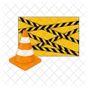 Danger Line Barrier Crime Icon