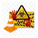 Danger Line Barrier Crime Icon