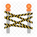 Danger Line Police Line Barrier Icon