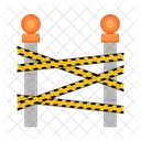 Danger Line Police Line Barrier Icon