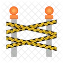Danger Line Police Line Barrier Icon