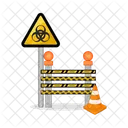 Danger Line Police Line Barrier Icon
