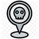 Danger Skull Maps And Location Icon
