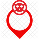 Danger location warning  Icon