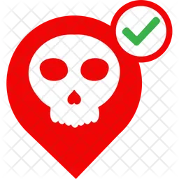 Danger location warning  Icon