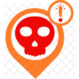 Danger location warning  Icon