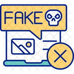 Danger of fake news  Icon