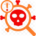 Skull Danger Warning Icon