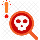 Skull Danger Warning Icon