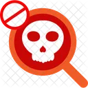 Skull Danger Warning Icon