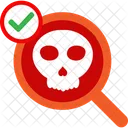 Skull Danger Warning Icon