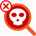 Skull Danger Warning Icon