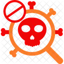 Skull Danger Warning Icon