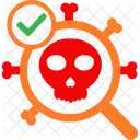 Skull Danger Warning Icon