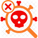 Skull Danger Warning Icon