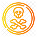 Danger Sign Death Skull Sign Danger Warning Zone Icon