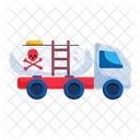Danger Truck Chemical Truck Cistern Truck Icon