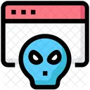 Website Browser Malware Icon