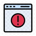 Danger Website  Icon