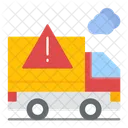 Danger Dangerous Courier Flamabel Transport Icon