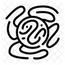 Dangerous Virus Pathogen Icon