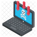 Dangers Of Internet Online Risks Computer Crime Icon