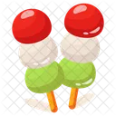 Dango Balls Rice Dumplings Cakes Icon