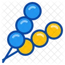Dango Dumpling Sweet Japanese Mochi Skewer Japan Icon
