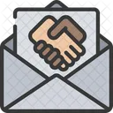 Dankeschön-E-Mail  Symbol