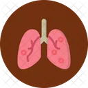 Dañar los pulmones  Icono