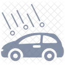 Coche Granizo Danos Icono